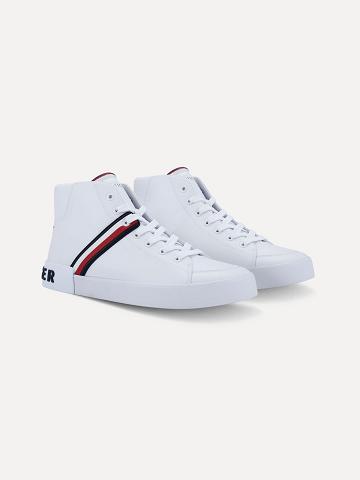 Bottes Tommy Hilfiger Stripe Homme Blanche | FR_M31675
