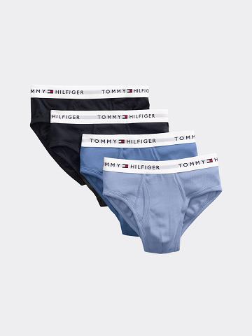 Briefs Tommy Hilfiger Coton classics brief 4pk Homme Bleu Marine | FR_M31539