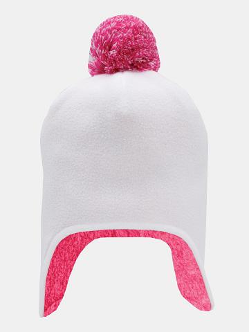 Chapeaux Tommy Hilfiger Bambin' Pom Earflap Enfant Blanche Rose | FR_G1360