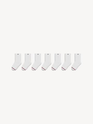 Chaussettes Tommy Hilfiger Babies' 7PK Enfant Blanche | FR_B2288