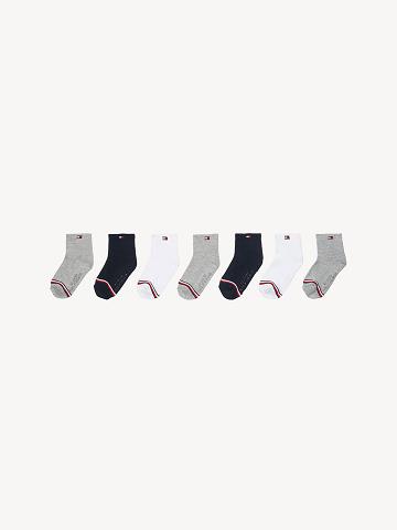 Chaussettes Tommy Hilfiger Babies' 7PK Enfant Noir | FR_B2290