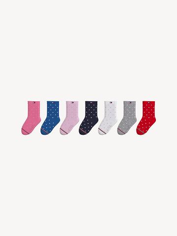 Chaussettes Tommy Hilfiger Babies' 7PK Enfant Multicolore | FR_G1362