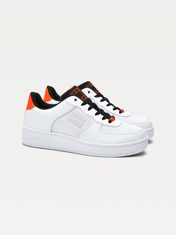 Chaussures Casual Tommy Hilfiger Tj perforated Homme Blanche | FR_M31679