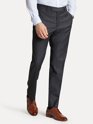 Costumes Tommy Hilfiger Regular fit in windowpane check Homme Grise | FR_M31185
