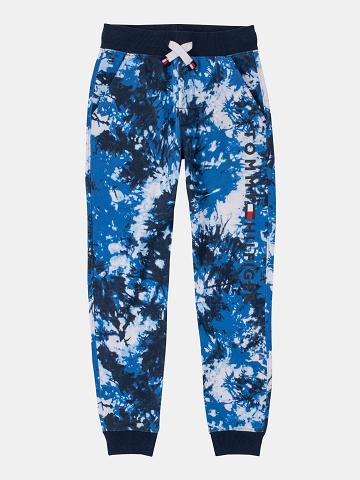 Jogging Tommy Hilfiger Little Tie-Dye Enfant Bleu | FR_B2122