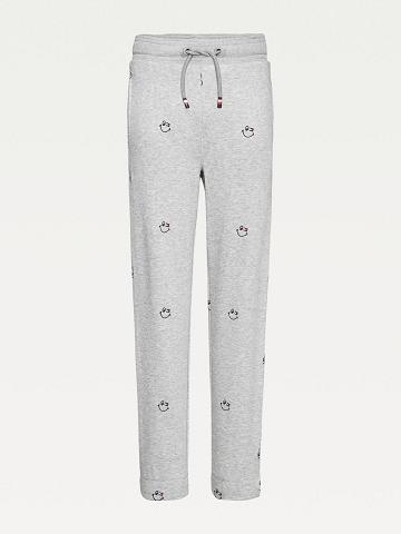Jogging Tommy Hilfiger Organic Coton Smiles Enfant Grise | FR_B2127