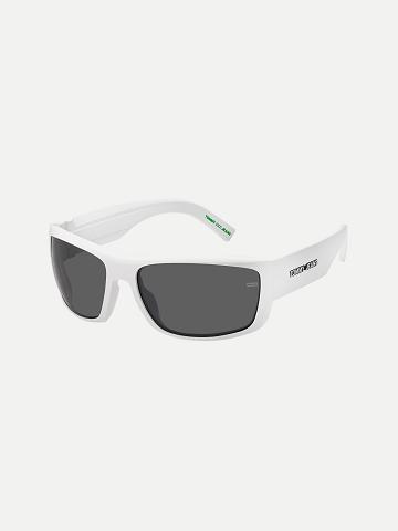 Lunettes de Soleil Tommy Hilfiger Wrap Sport Homme Blanche | FR_M31775