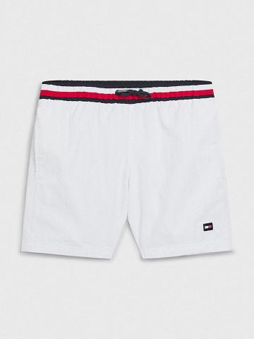 Maillots De Bain Tommy Hilfiger Flag Stripe Trunk Enfant Blanche | FR_B2147