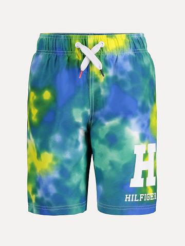 Maillots De Bain Tommy Hilfiger Little Tie-Dye Trunk Enfant Multicolore | FR_B2149