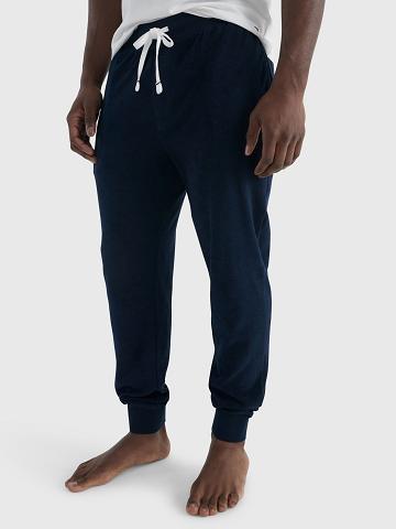 Pantalon Jogging Tommy Hilfiger Terry lounge Homme Bleu Marine | FR_M31354