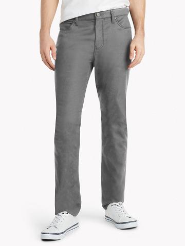 Pantalon Tommy Hilfiger Essential Solid Homme Grise | FR_M31319