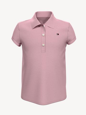 Polos Tommy Hilfiger Big Classiche Enfant Rose | FR_G1147