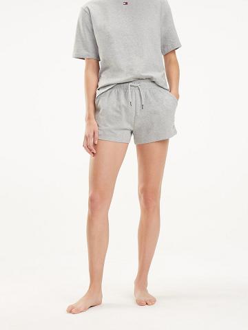 Shorts Tommy Hilfiger Lounge Femme Grise | FR_W21310