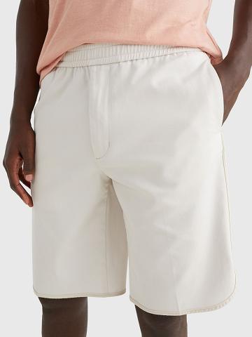 Shorts Tommy Hilfiger Solid long Homme Blanche | FR_M31225