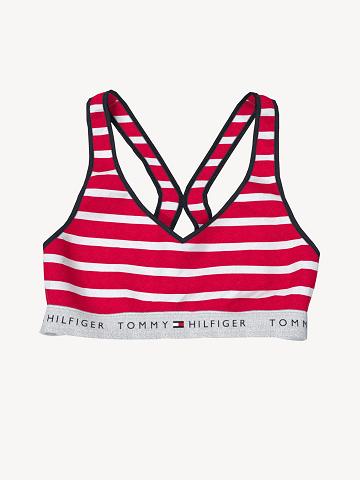 Soutien Gorge Tommy Hilfiger Essential Stripe Femme Rouge | FR_W21519