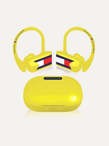Technology Tommy Hilfiger Neon Yellow Sport Earbuds Homme Jaune | FR_M31787