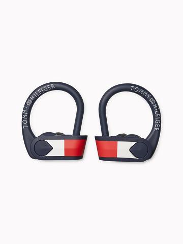 Technology Tommy Hilfiger Wireless Sport Earbuds Femme Bleu Marine | FR_W21709