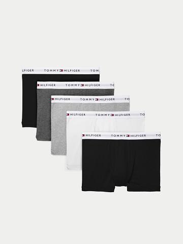 Trunks Tommy Hilfiger Coton classics trunk 5pk Homme Grise | FR_M31506