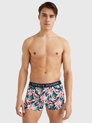 Trunks Tommy Hilfiger Stretch cotton printed trunk Homme Multicolore | FR_M31528