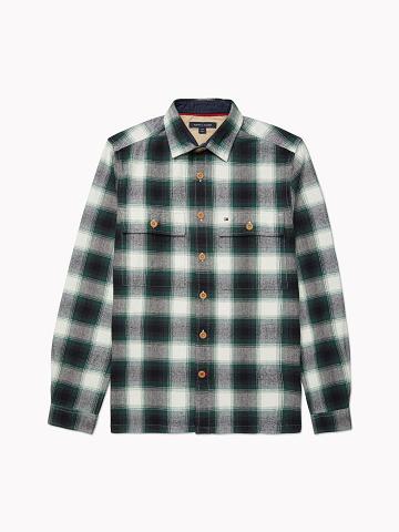 Vestes Tommy Hilfiger Essential check Homme Noir Multicolore | FR_M31399