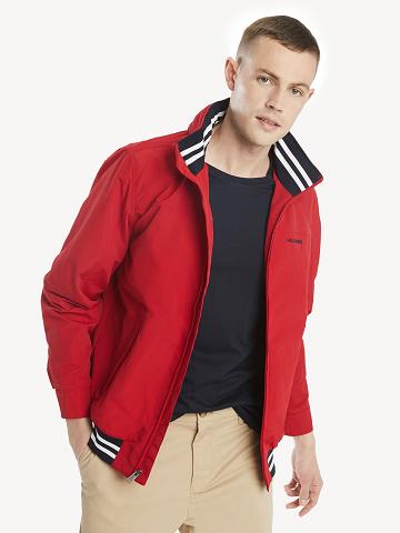 Vestes Tommy Hilfiger Essential regatta windbreaker Homme Rouge | FR_M31402